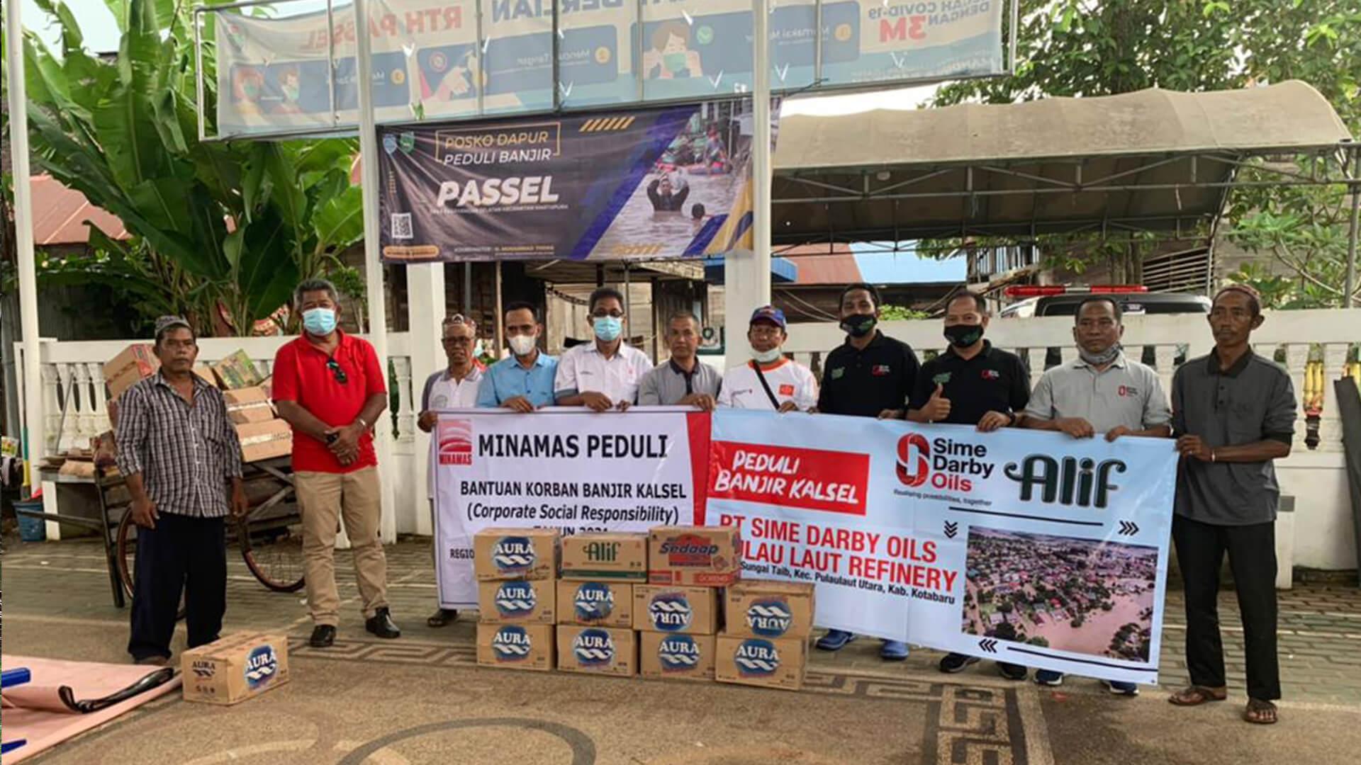 Sdo pulau laut come to the aid banner