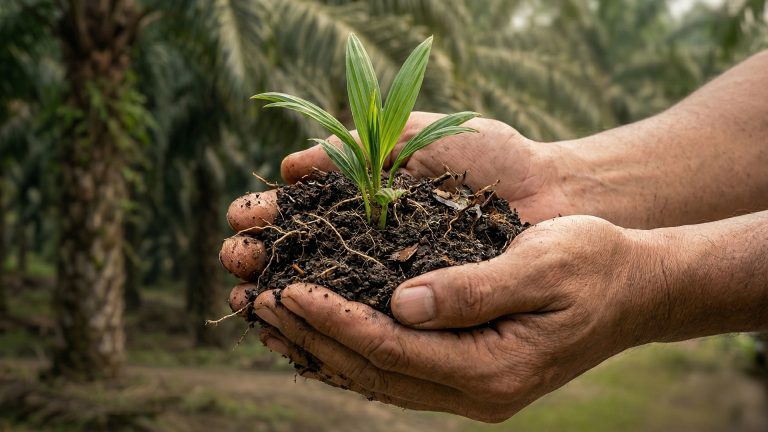 regenerative-palm-oil-soil-health-palm-seedling